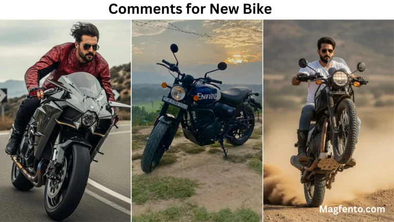 comments for new bike