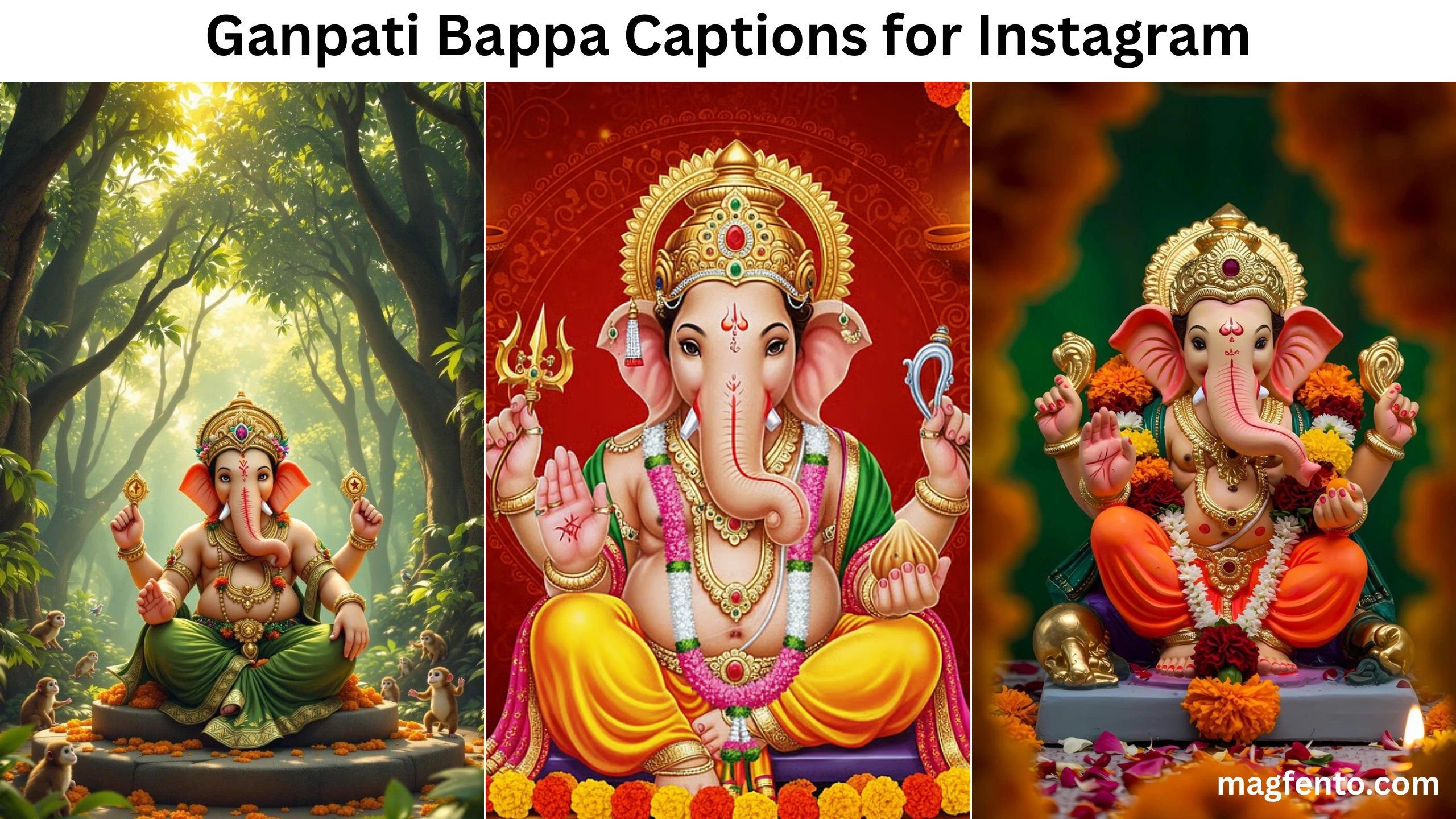 ganpati bappa captions for instagram