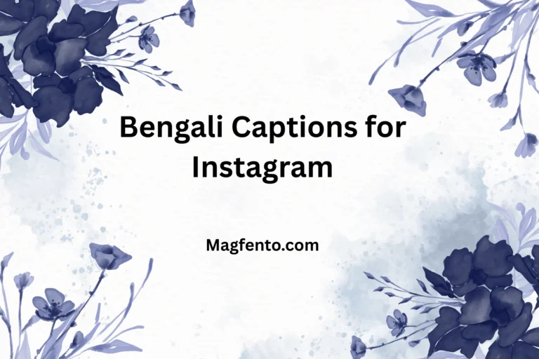 200+ Bengali Captions for Instagram