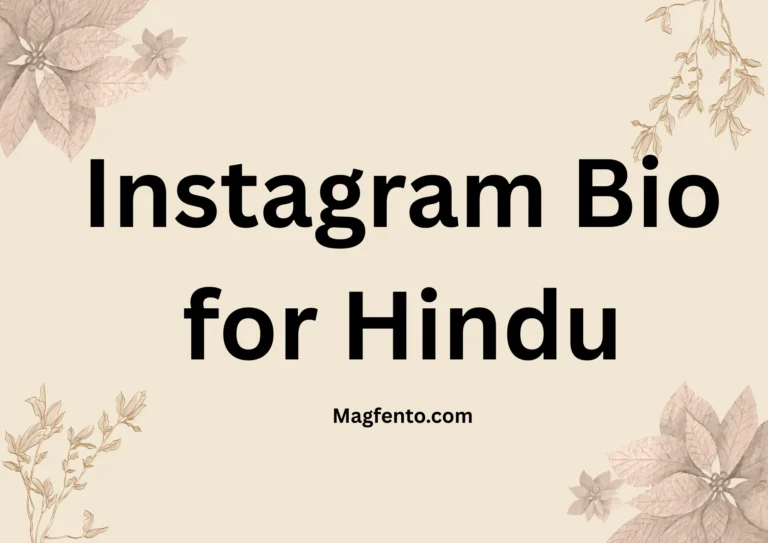 instagram bio for hindu