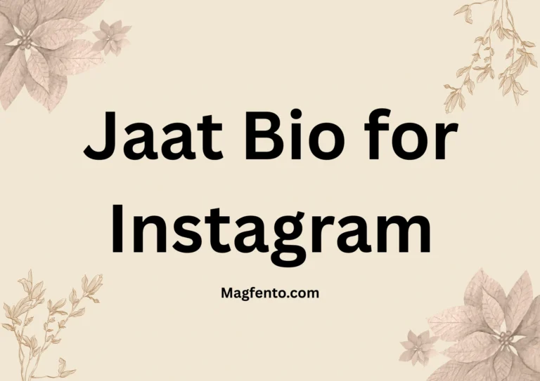 jaat bio for instagram