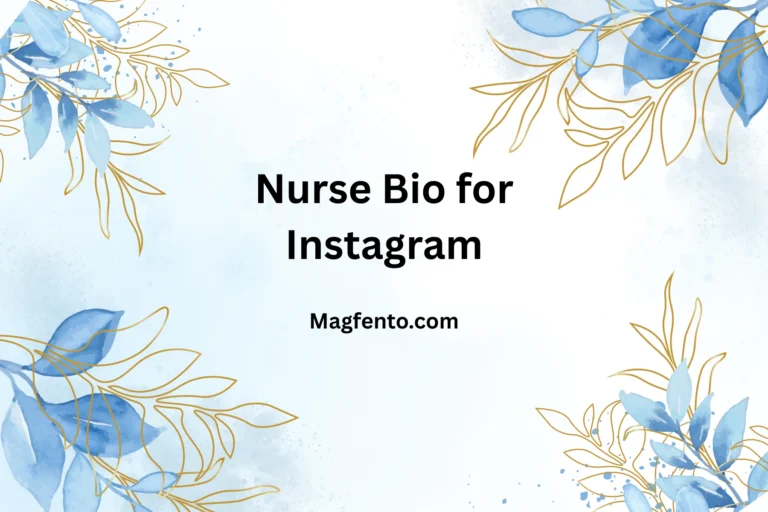 200+ Nurse Bio for Instagram